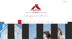 Desktop Screenshot of mydream-immo.de