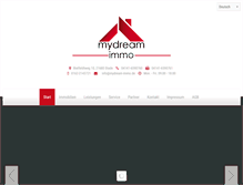 Tablet Screenshot of mydream-immo.de